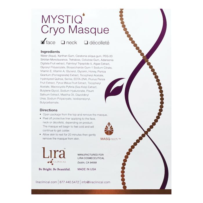 Mystiq Cryo Face Masque